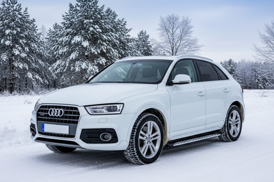 Side Steps Shining V1 (2 pcs, Aluminum) for Audi Q3 2011-2019 - image 1