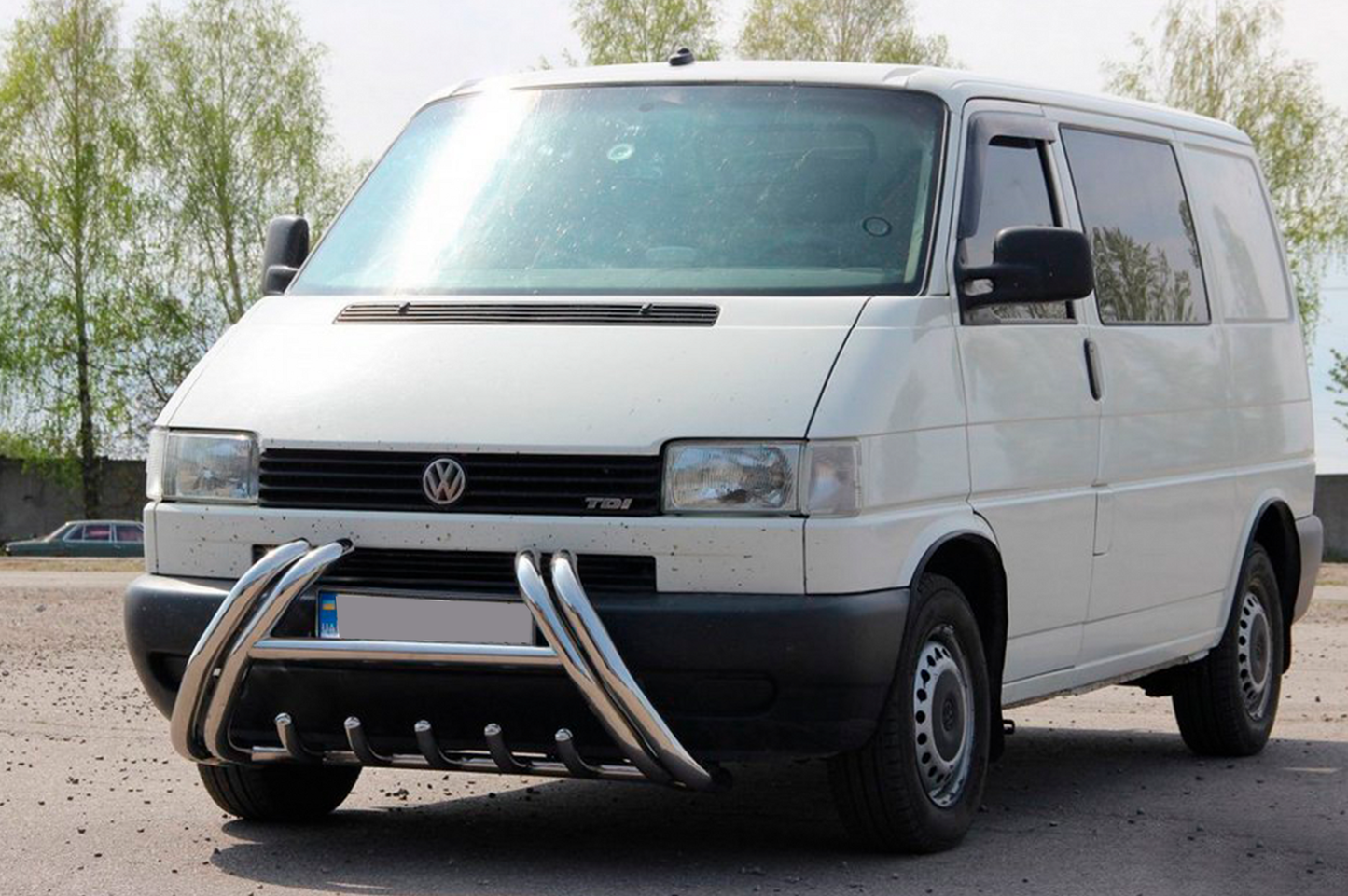 Bull Bar WT01 (Stainless Steel) for Volkswagen T4 Transporter 1990-2003 - image 1