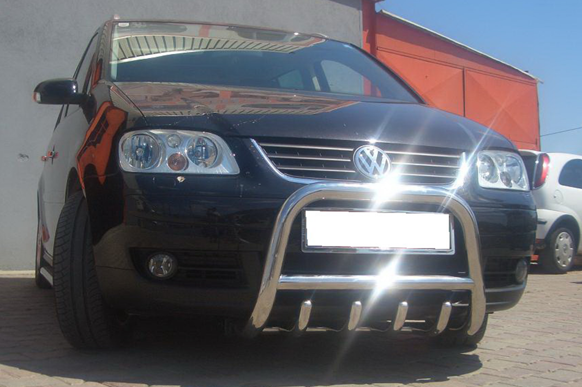 Bull Bar QT006 (Stainless Steel) for Volkswagen Touran 2003-2010 - image 4
