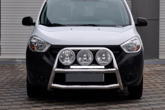 Bull Bar WT022 (Stainless Steel) for Dacia Dokker 2013-2022 - image 1
