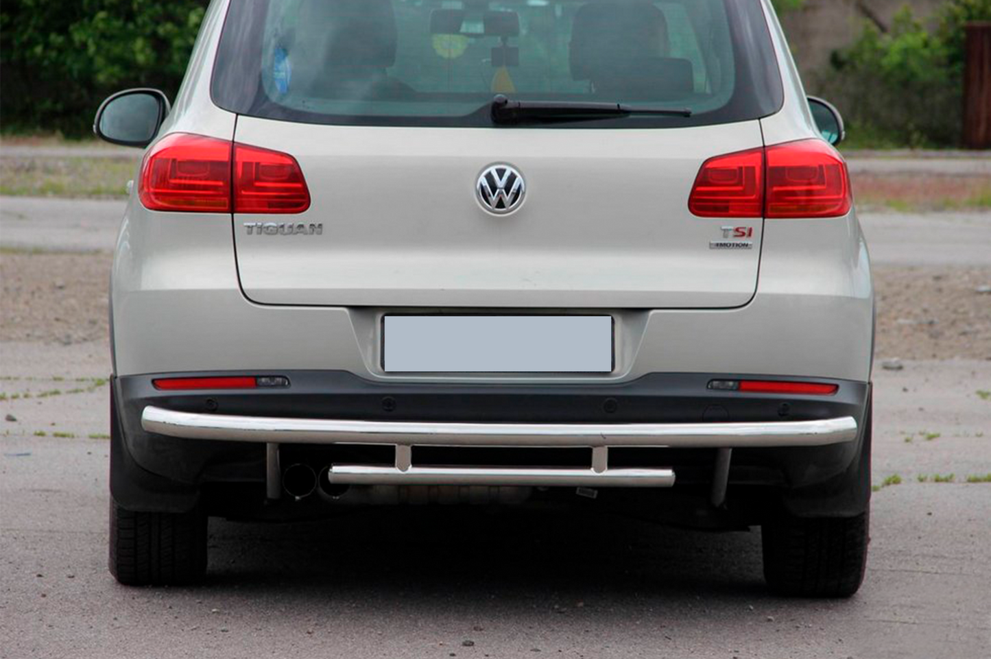 Rear Guard AK002-2 (Stainless Steel) for Volkswagen Tiguan 2007-2016 - image 1