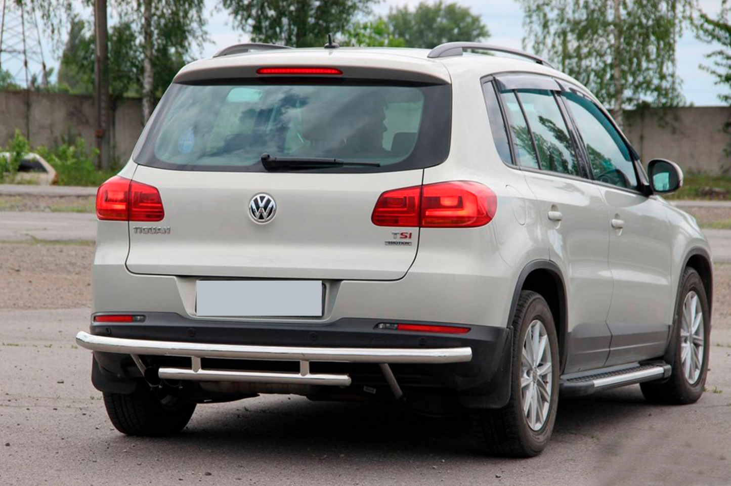 Rear Guard AK002-2 (Stainless Steel) for Volkswagen Tiguan 2007-2016 - image 4