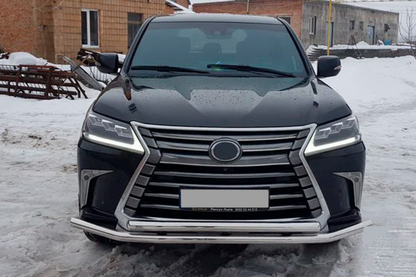 Front Bull Bar ST014 (2015+, Stainless Steel) for Lexus LX570/450d 2008-2022 - image 6