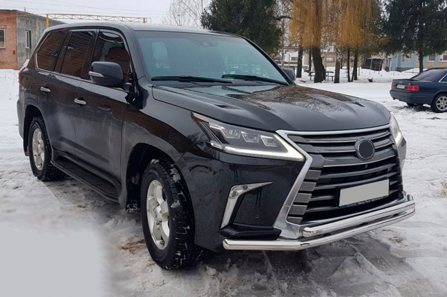 Front Bull Bar ST014 (2015+, Stainless Steel) for Lexus LX570/450d 2008-2022 - image 2