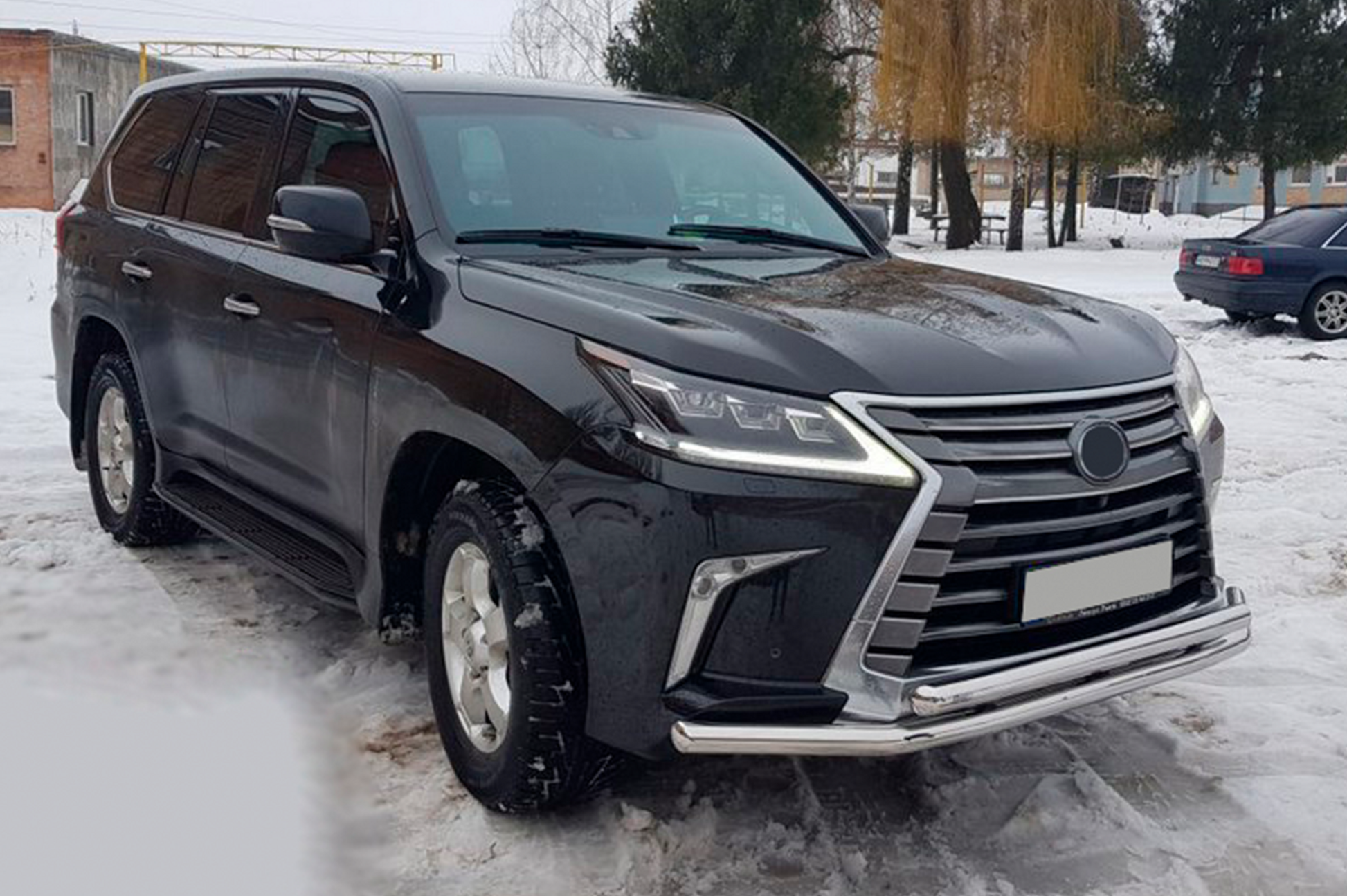 Front Bull Bar ST014 (2015+, Stainless Steel) for Lexus LX570/450d 2008-2022 - image 2