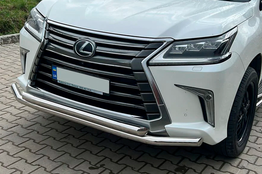 Front Bull Bar ST014 (2015+, Stainless Steel) for Lexus LX570/450d 2008-2022 - image 1