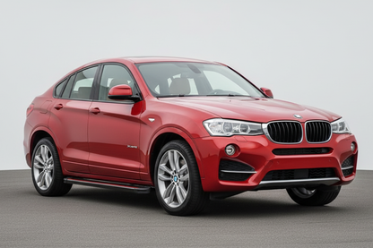 Side Steps Maya Red (2 pcs, Aluminum) for BMW X4 F-26 2014-2018 - image 1