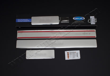 Door Sill Protectors OmsaLine (Stainless Steel) for Ford Focus I 1998-2005 - image 2
