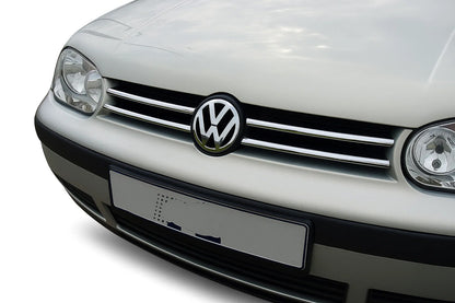 Chrome Grille Covers (4 pcs, Stainless Steel) for Volkswagen Golf 4 1997-2006 - image 1