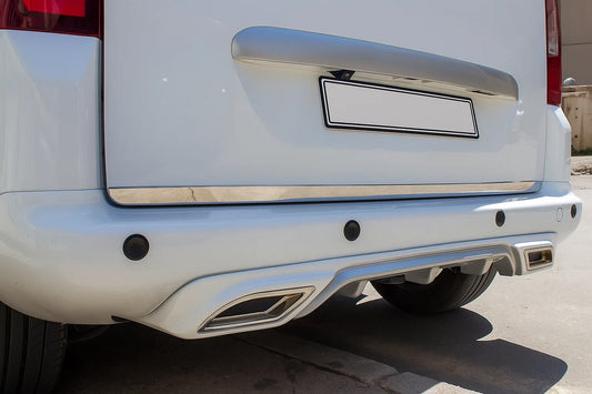 Trunk lid lower trim (stainless steel) for Peugeot Partner/Rifter 2019- - image 1