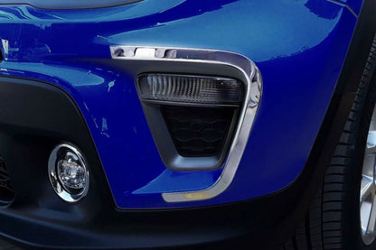 Chrome Fog Light Covers 2019+ (2 pcs Stainless Steel) for Jeep Renegade 2014- - image 1