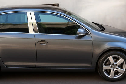 Stainless Steel Door Pillar Covers for BMW 3 Series F-30/31/34 2012-2019 - image 1