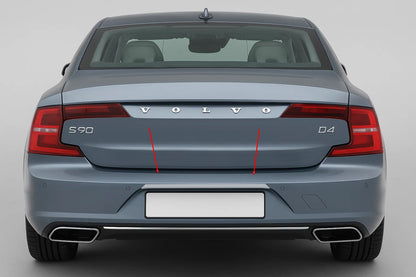 Chrome trim above license plate (for S90, stainless steel) for Volvo S90/V90 2016- - image 1