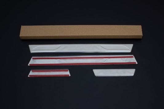 Door Sill Protectors OmsaLine V2 (4 pcs, Stainless Steel) for Fiat Tipo 2016- - image 2
