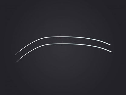 Upper window trim stainless steel (8 pcs) for Renault Captur 2019- - image 2