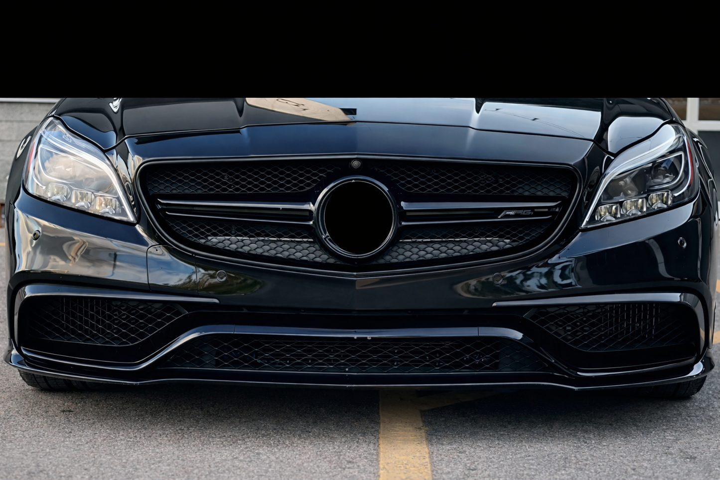 Carbon Front Bumper Covers for CLS63 AMG SD 2015-2018 for Mercedes CLS C218 2011-2018 - image 5