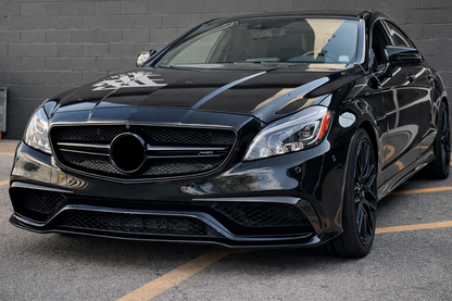 Carbon Front Bumper Covers for CLS63 AMG SD 2015-2018 for Mercedes CLS C218 2011-2018 - image 3