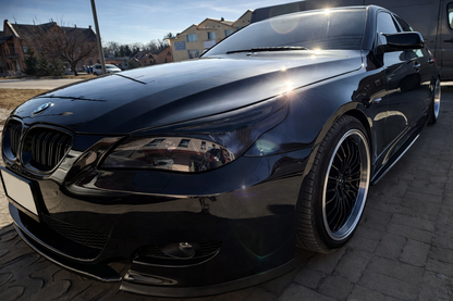 Side Skirts DPT (Gloss Black) for BMW 5 Series E60/E61 2003-2010 - image 3