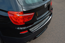 Stainless Steel Rear Bumper Protector OmsaLine (gloss, stainless) for BMW X3 F25 2011-2018 - image 2