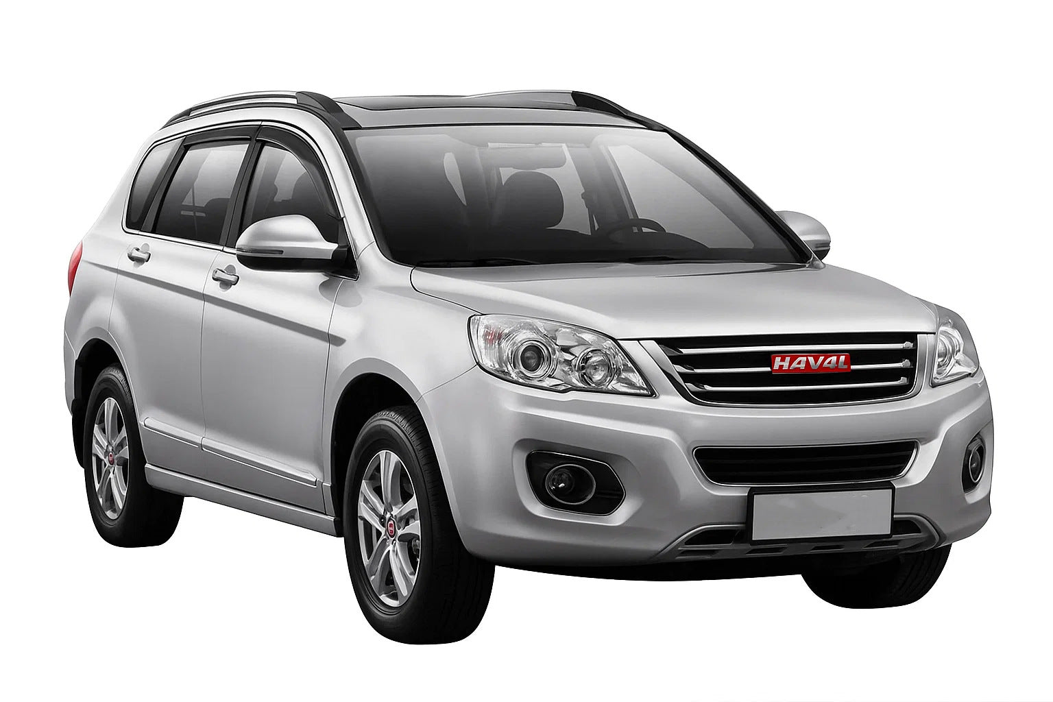 Window Deflectors with Chrome Trim 2012-2016 (4 pcs, Libao) for GreatWall Haval H6 2011- - image 3