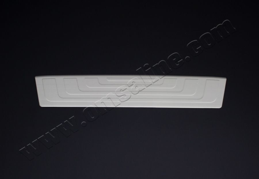 Rear bumper protector (1 pc, stainless steel) for Mercedes X class 2017-2020 - image 1