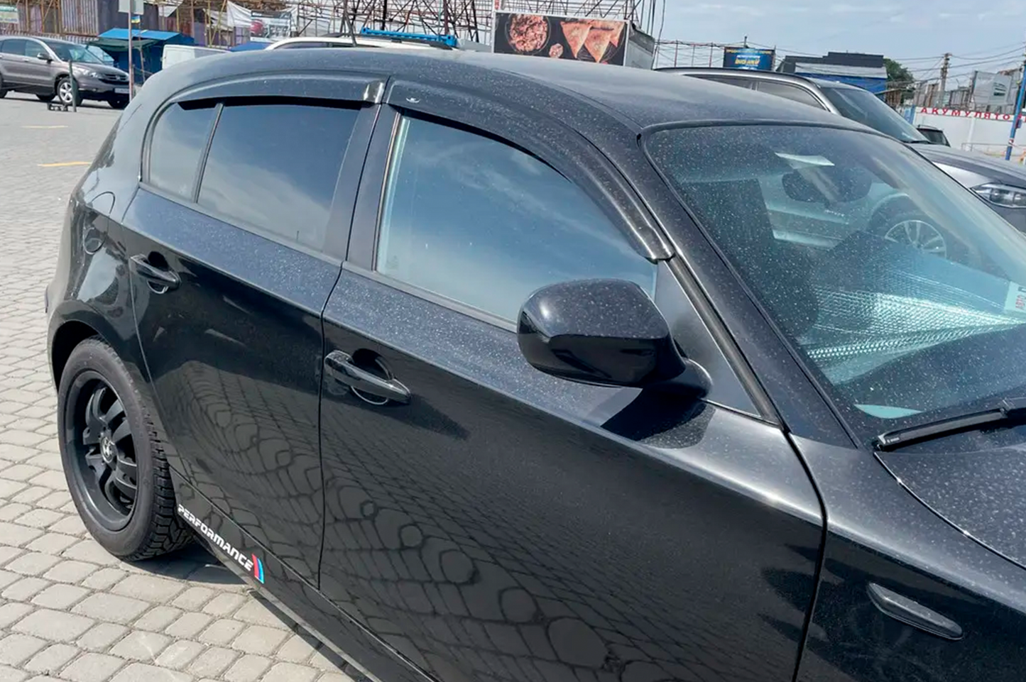 Window Deflectors (4 pcs, HIC) for BMW 1 Series E81/E82/E87/E88 2004-2011 - image 3