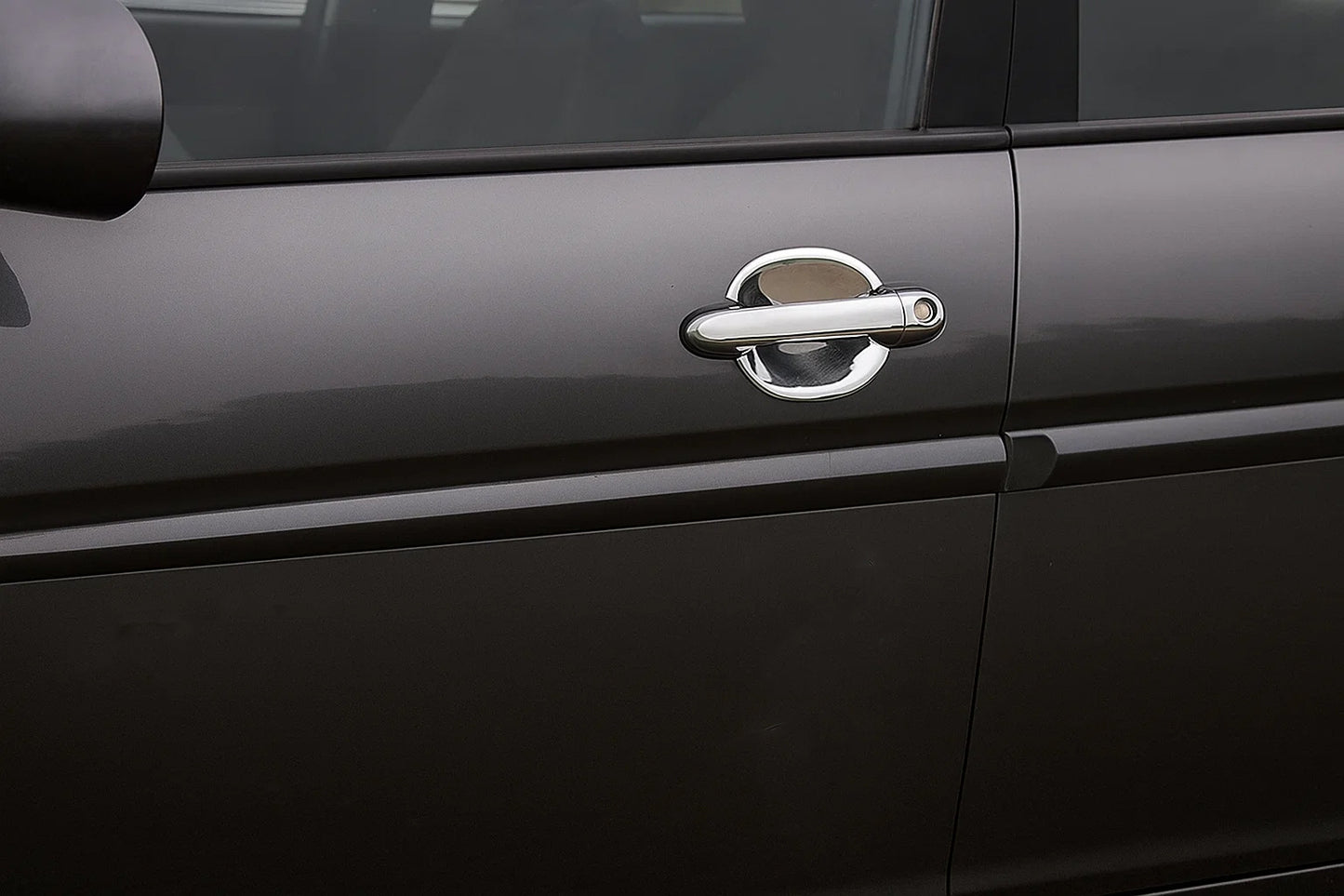 Chrome Handle Inserts (4 pcs, Stainless Steel) for Hyundai Accent 2006-2010 - image 1