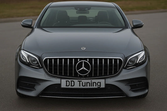 Front Grille GT Panamericana (for Avantgarde/AMG-Line/E43 AMG/E53 AMG 2016-2019) for Mercedes E-сlass W213 2016-2023 - image 1