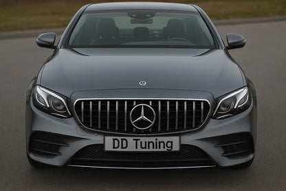 Front Grille GT Panamericana (for Avantgarde/AMG-Line/E43 AMG/E53 AMG 2016-2019) for Mercedes E-сlass W213 2016-2023 - image 1