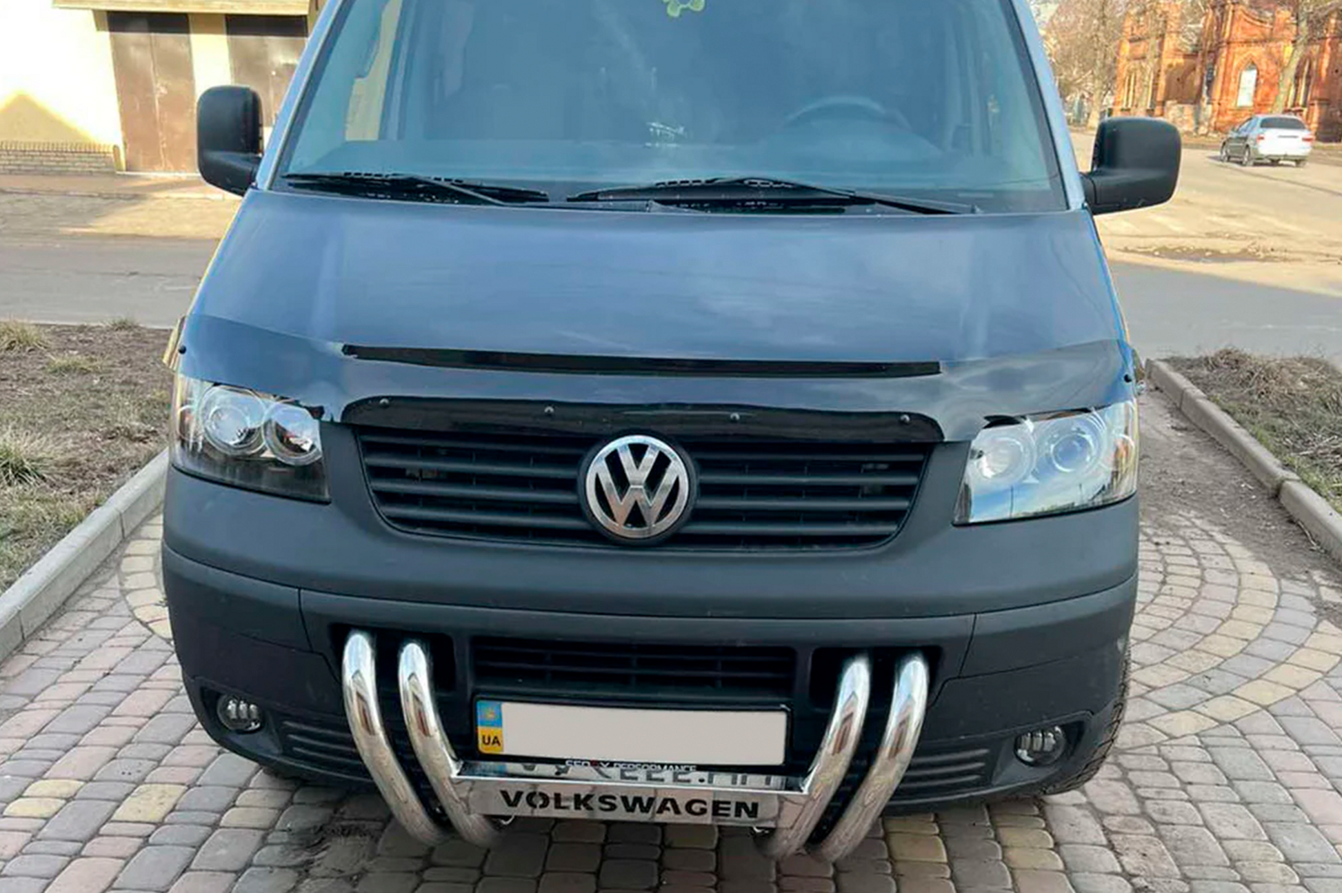 Bull Bar ST006-04 Grille (Stainless Steel) for Volkswagen T5 Transporter 2003-2010 - image 2