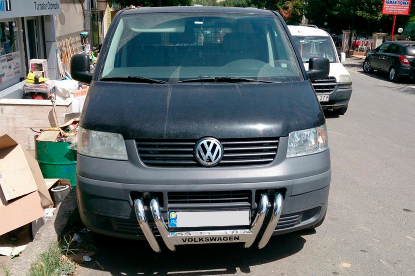 Bull Bar ST006-04 Grille (Stainless Steel) for Volkswagen T5 Transporter 2003-2010 - image 3