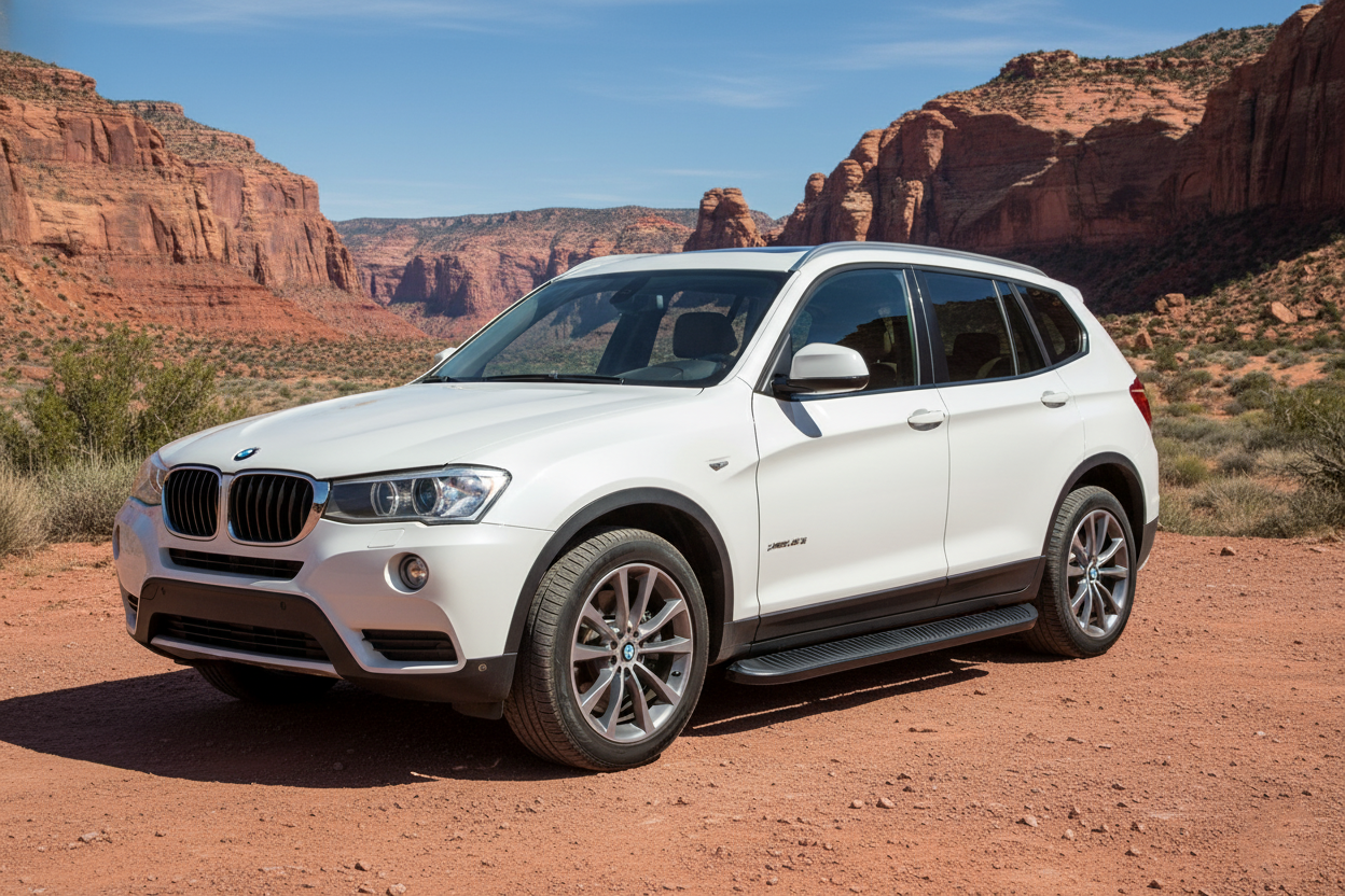 Side Steps Tayga Black (2 pcs, Aluminum) for BMW X3 F-25 2011-2018 - image 1