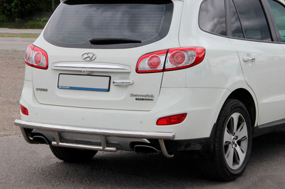Rear Bar AK002-2 (Stainless Steel) for Hyundai Santa Fe 2 2006-2012 - image 4
