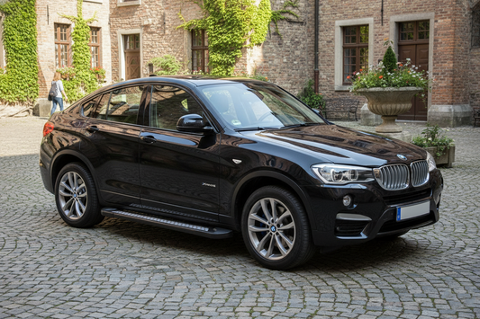 Side Steps Vision New Black (2 pcs, Aluminum) for BMW X4 F-26 2014-2018 - image 1