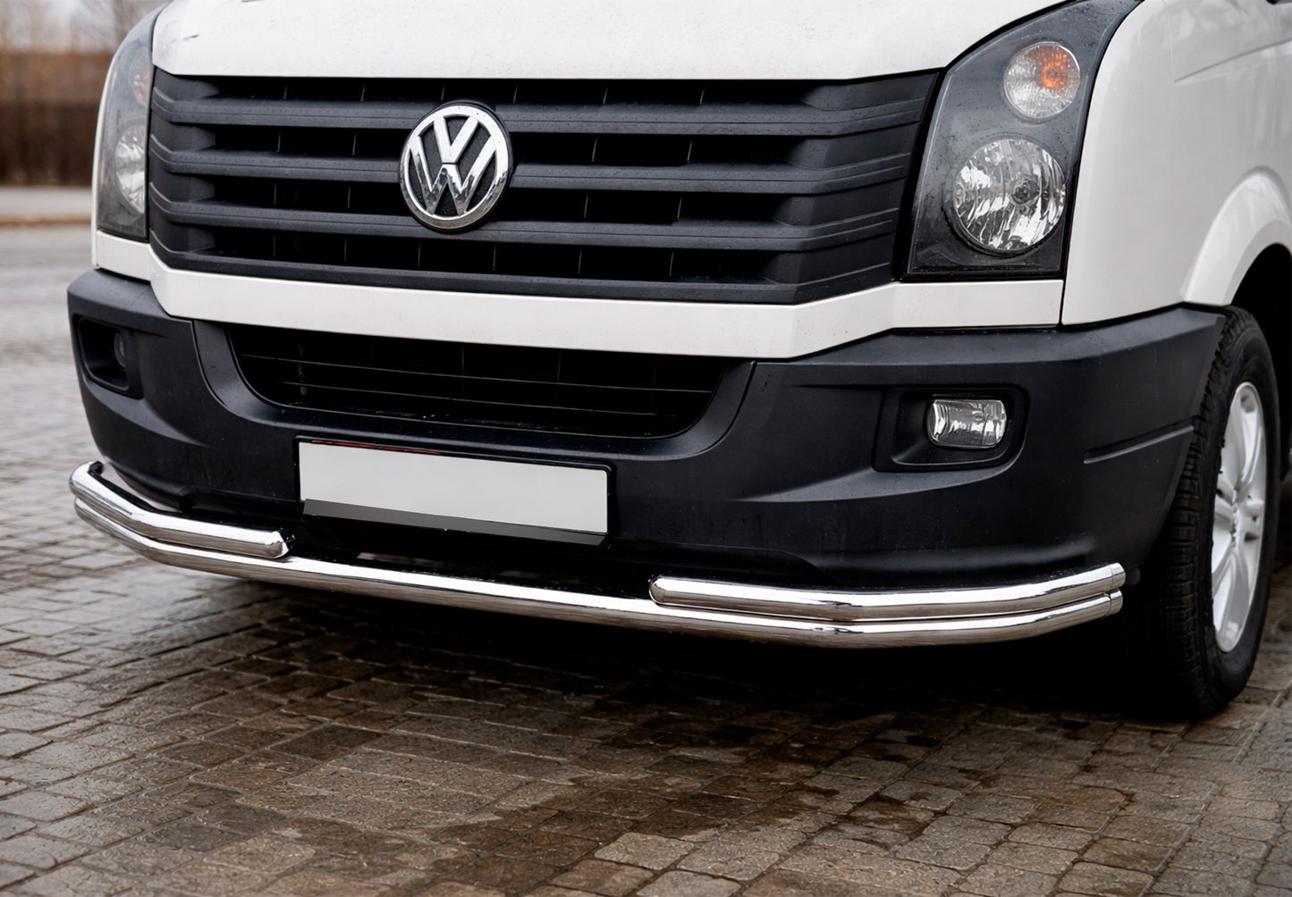 Front Bull Bar ST008 (Stainless Steel) for Volkswagen Crafter 2006-2016 - image 1