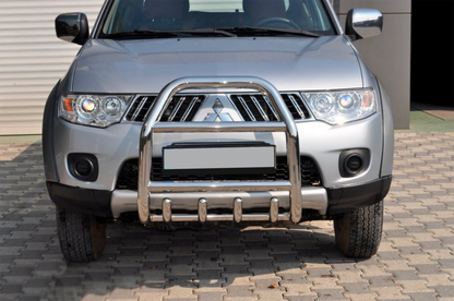Front Bull Bar QT007 (Stainless Steel) for Mitsubishi Pajero Sport 2008-2015 - image 1