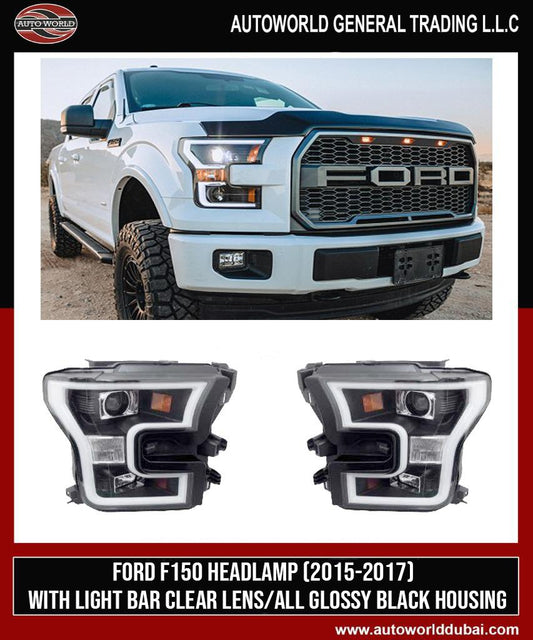 Front Headlights (2 pcs, LED) for Ford F-150 2014-2021 - image 1