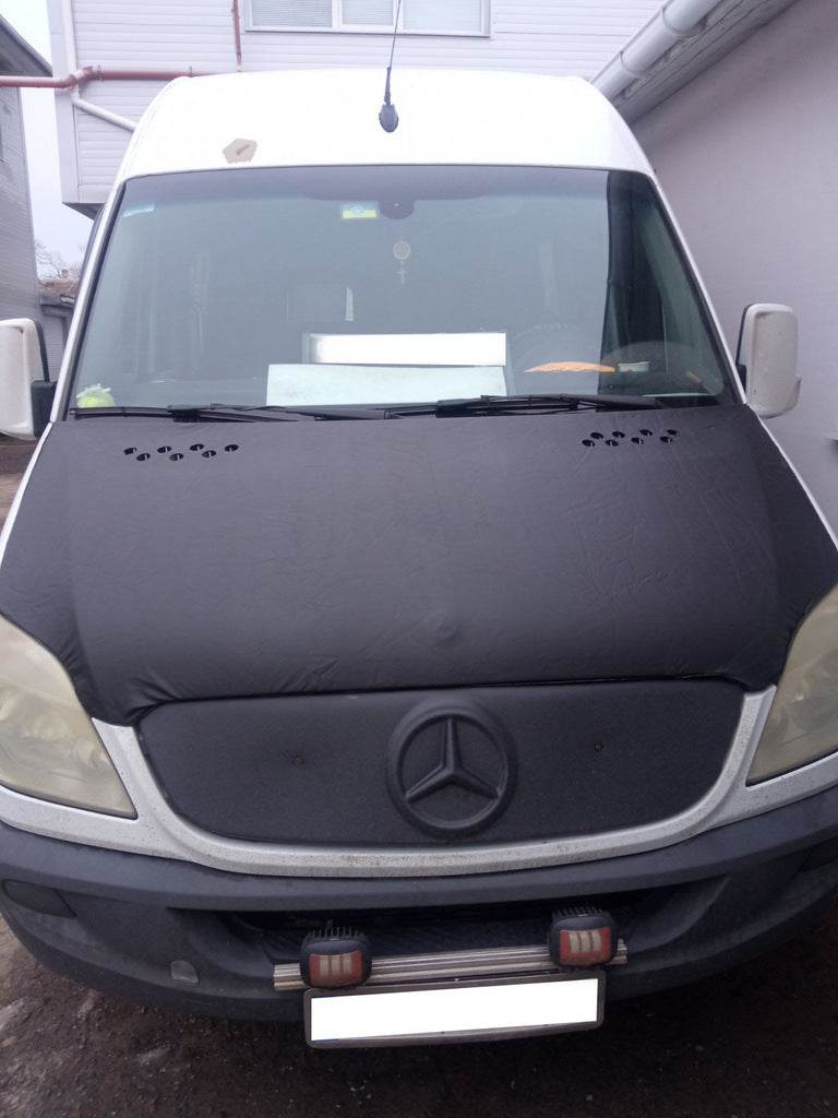 Hood cover 2006-2013 (leatherette) for Mercedes Sprinter W906 2006-2018 - Reelken Auto