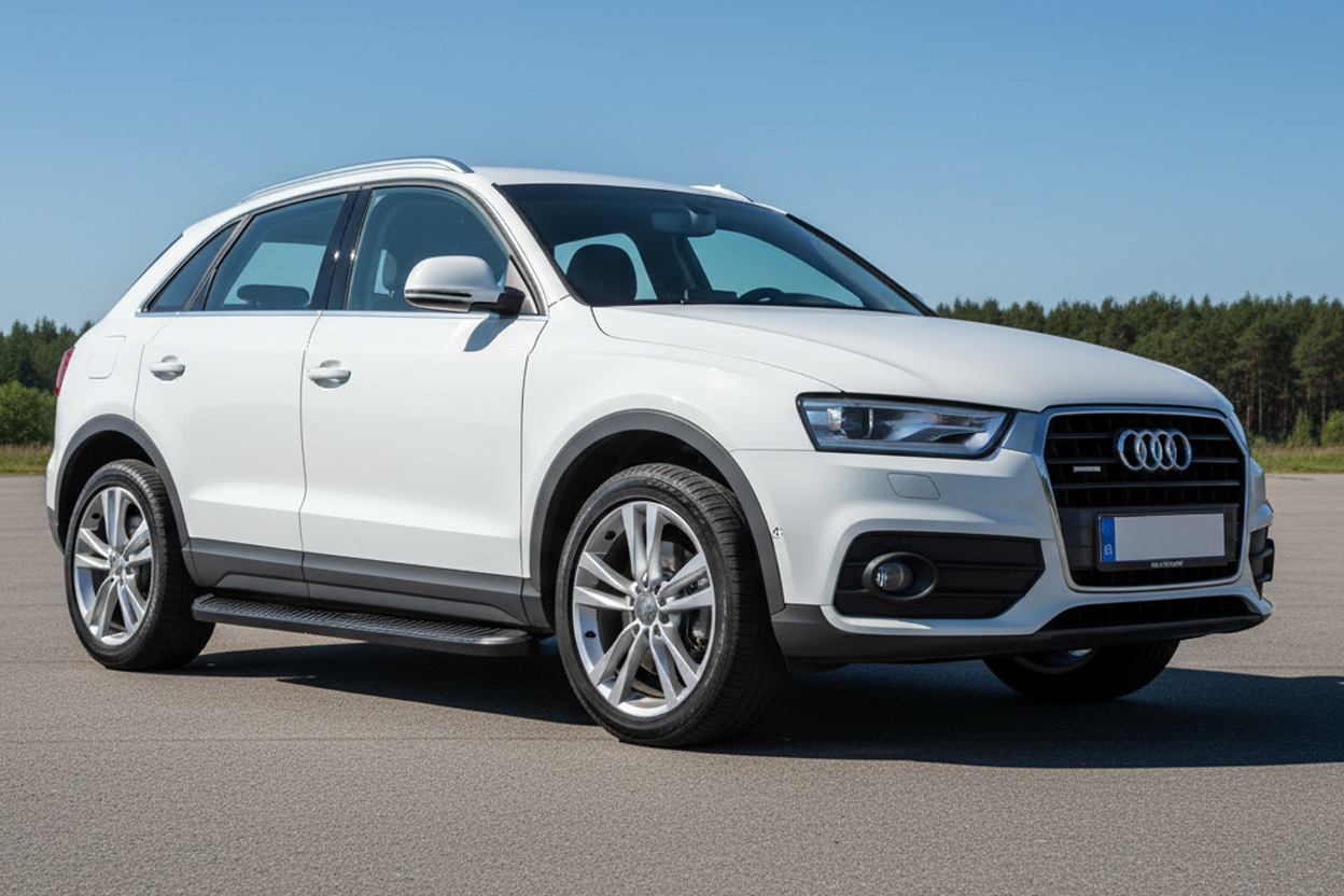 Side Steps Tayga Black (2 pcs, Aluminum) for Audi Q3 2011-2019 - image 1