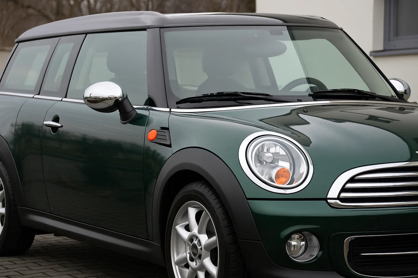 Mirror Covers 2007-2014 (2 pcs, Stainless Steel) for Mini Clubman R55/R56 2007-2014 - image 1