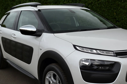 Mirror Covers (2 pcs, Stainless Steel) for Citroen Cactus 2014-2020 - image 1