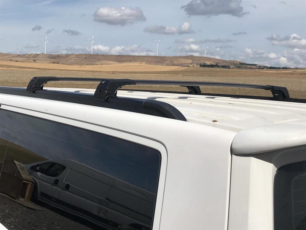 Integrated Roof Rails (black) for Volkswagen T5 Transporter 2003-2010 - image 14