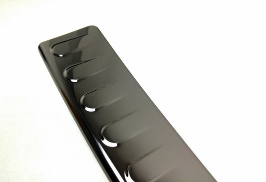 Rear Bumper Protector Black Gloss (SW, Stainless Steel) for Mercedes E-сlass W212 2009-2016 - image 1