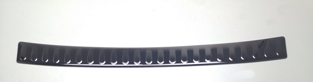 Rear Bumper Protector Black Gloss (SW, Stainless Steel) for Mercedes E-сlass W212 2009-2016 - image 2