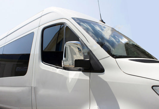 Mirror Covers (2 pcs, Stainless Steel) for Mercedes Sprinter W907/W910 2018- - image 1