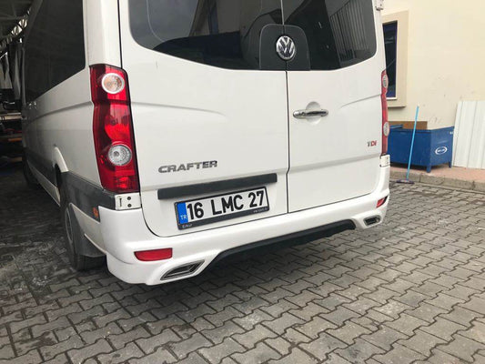 Rear bumper V2 (for painting) for Mercedes Sprinter W906 2006-2018 - Reelken Auto
