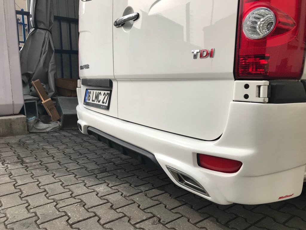 Rear bumper cover V2 (primed for painting) for Volkswagen Crafter 2006-2016 - image 2