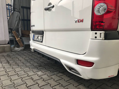 Rear bumper cover V2 (primed for painting) for Volkswagen Crafter 2006-2016 - image 2