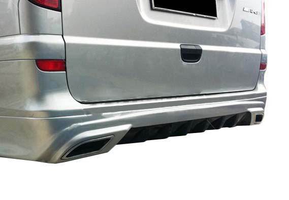 AMG Rear Bumper Cover (primed for painting) for Mercedes Vito W639 2004-2014 - image 2