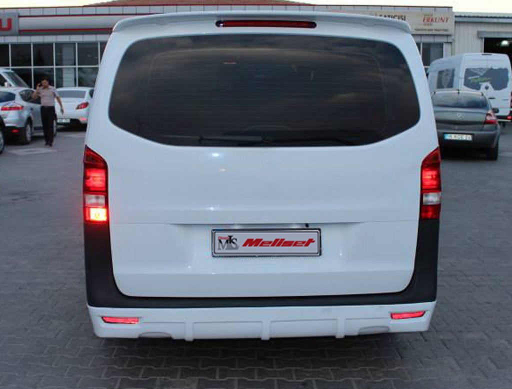 Rear bumper cover V1 (primed for painting) for Mercedes Vito/V-class W447 2014- - image 4